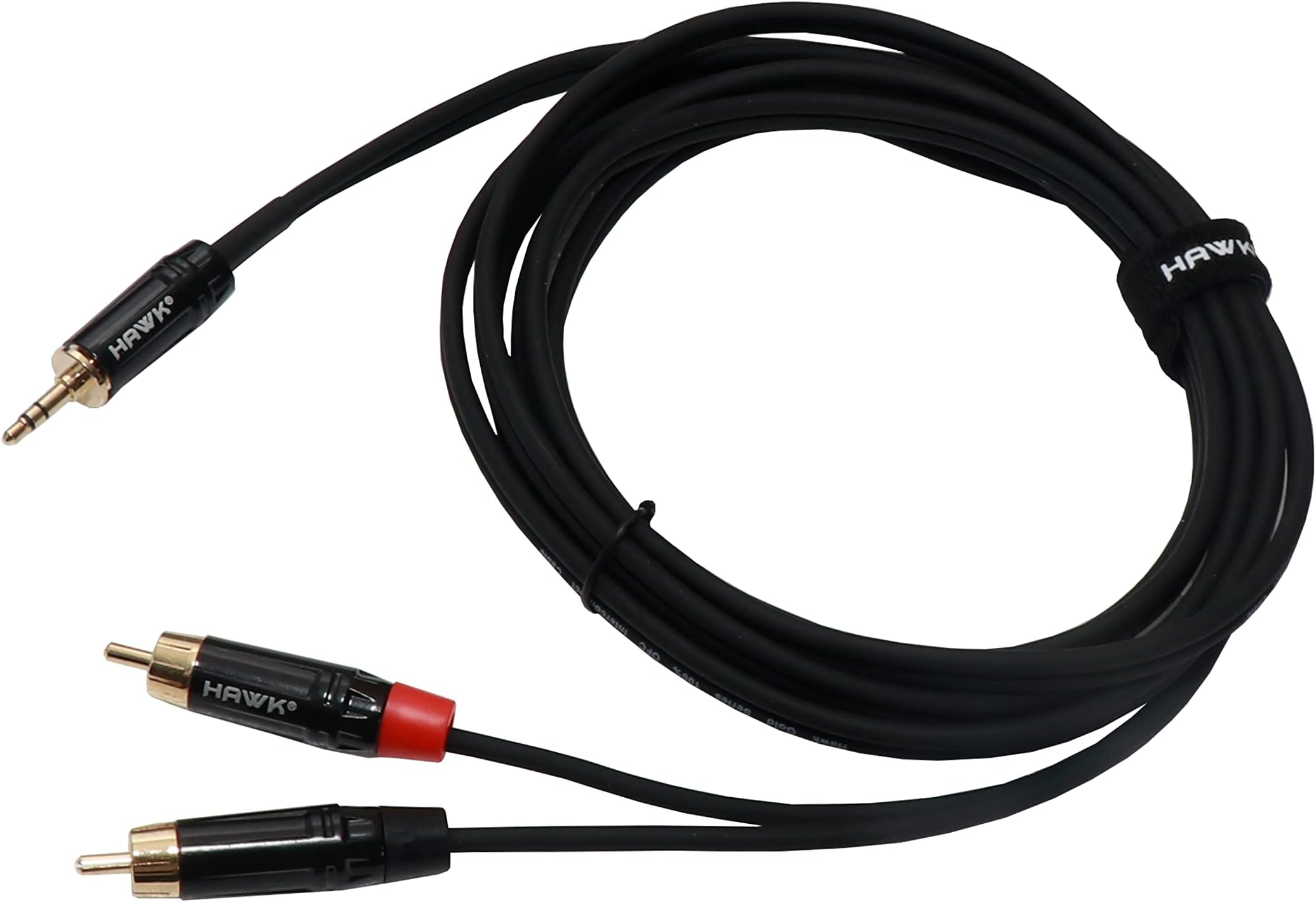 Hawk TMRLU03 Y Cable 3.5MM TRS Male to 2*RCA Male