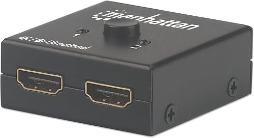 2-Port HDMI Switch – Bi-Directional 4K HDMI Splitter for Dual Devices