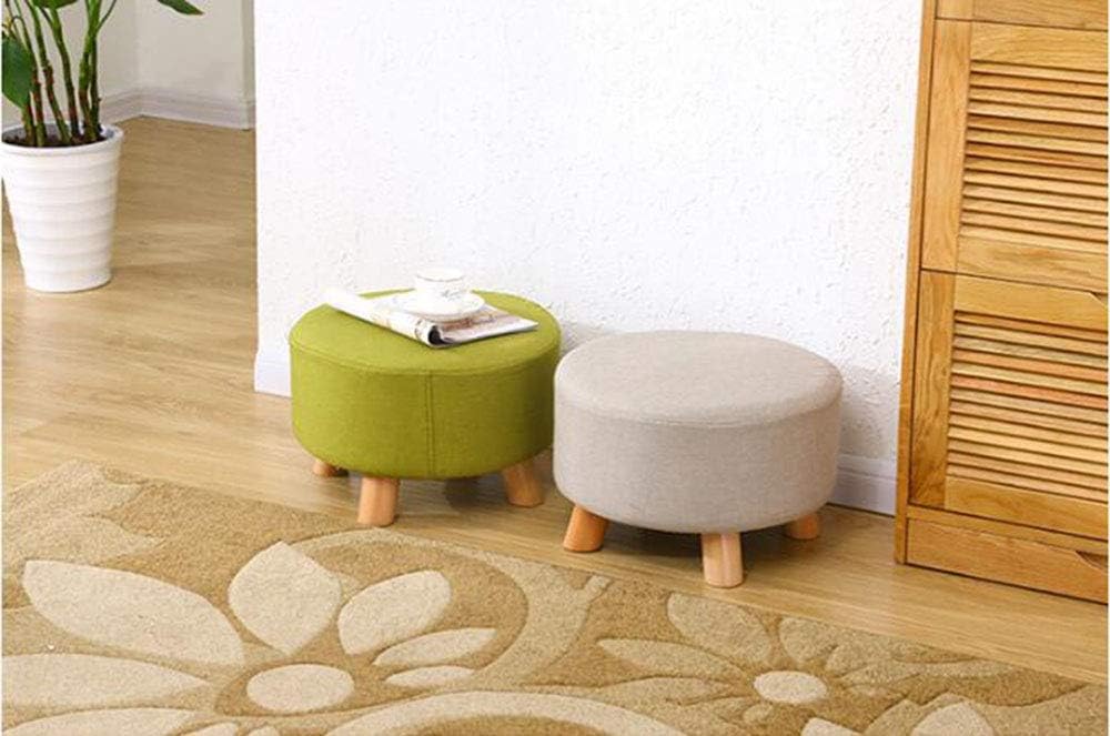 Solid Wood Stool Cloth Fashion Breathable Removable Cloth Cover 42x26cm (Color : Solid Color)