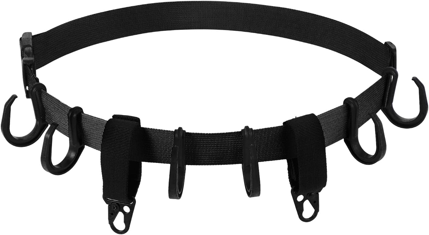 Treestand Strap Hangers, Multi-Functional Tree Stand Bow Holder with 2pcs Olecranon Hooks 6pcs Hooks Saddle Hunting Accessories Outdoors, Forestry