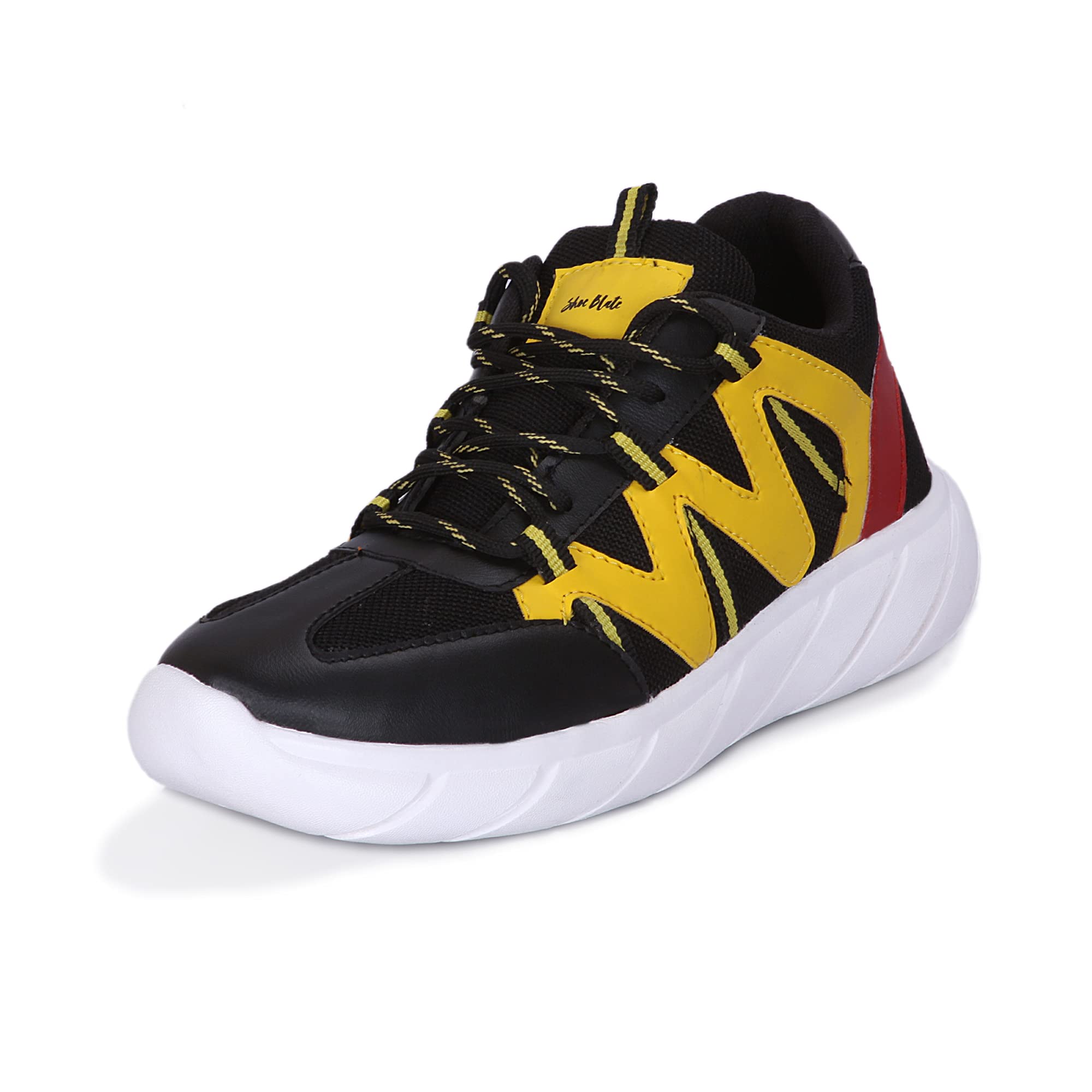 SHOE BLATE Mens Black Mesh Sports Running Stylish Shoes 06,07,08,09,010 UK/India (B09FGM3CN7) Amazon Price History, Amazon Price Tracker