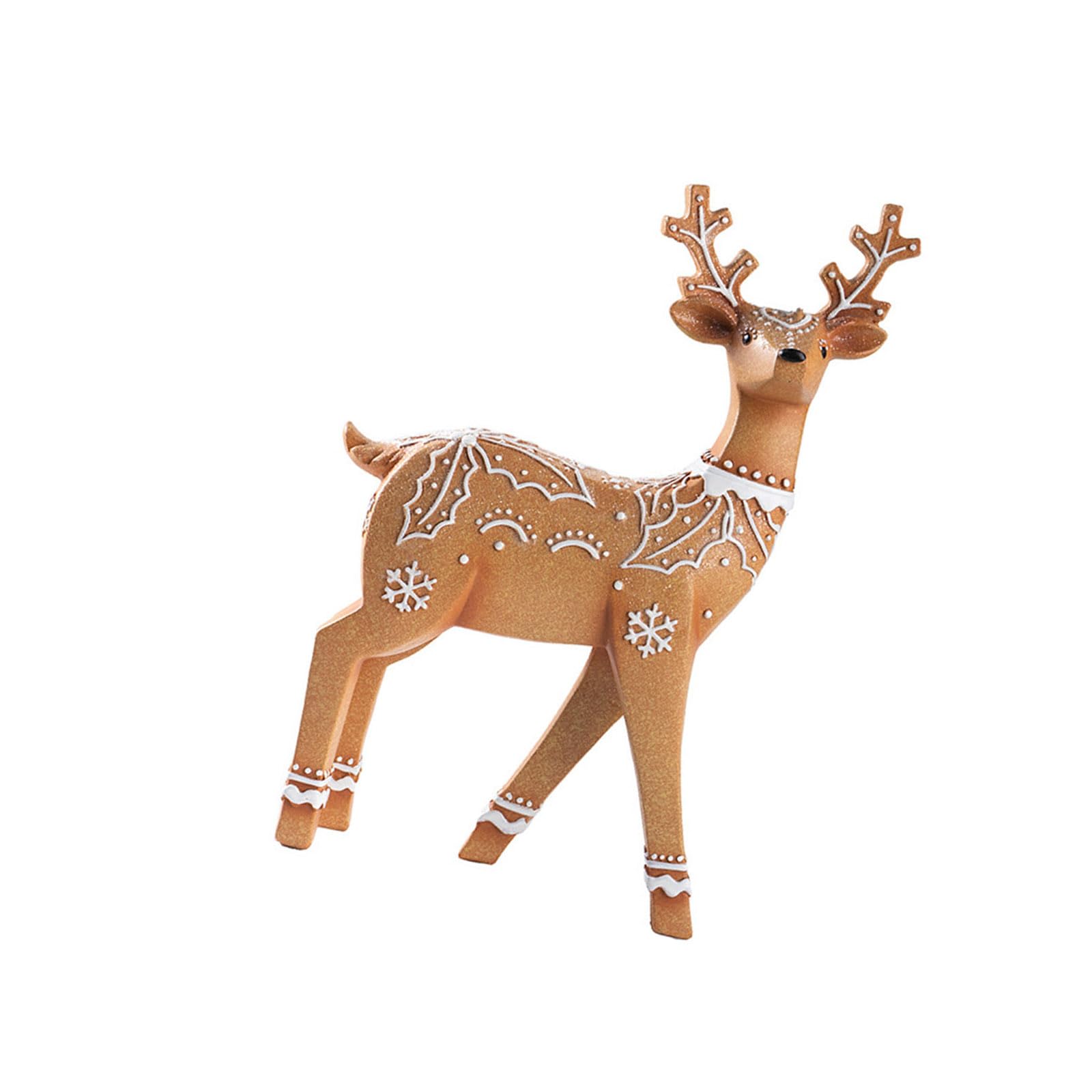 Sculpture de renne en résine, le cadeau de Noël idéal pour émerveiller les enfants