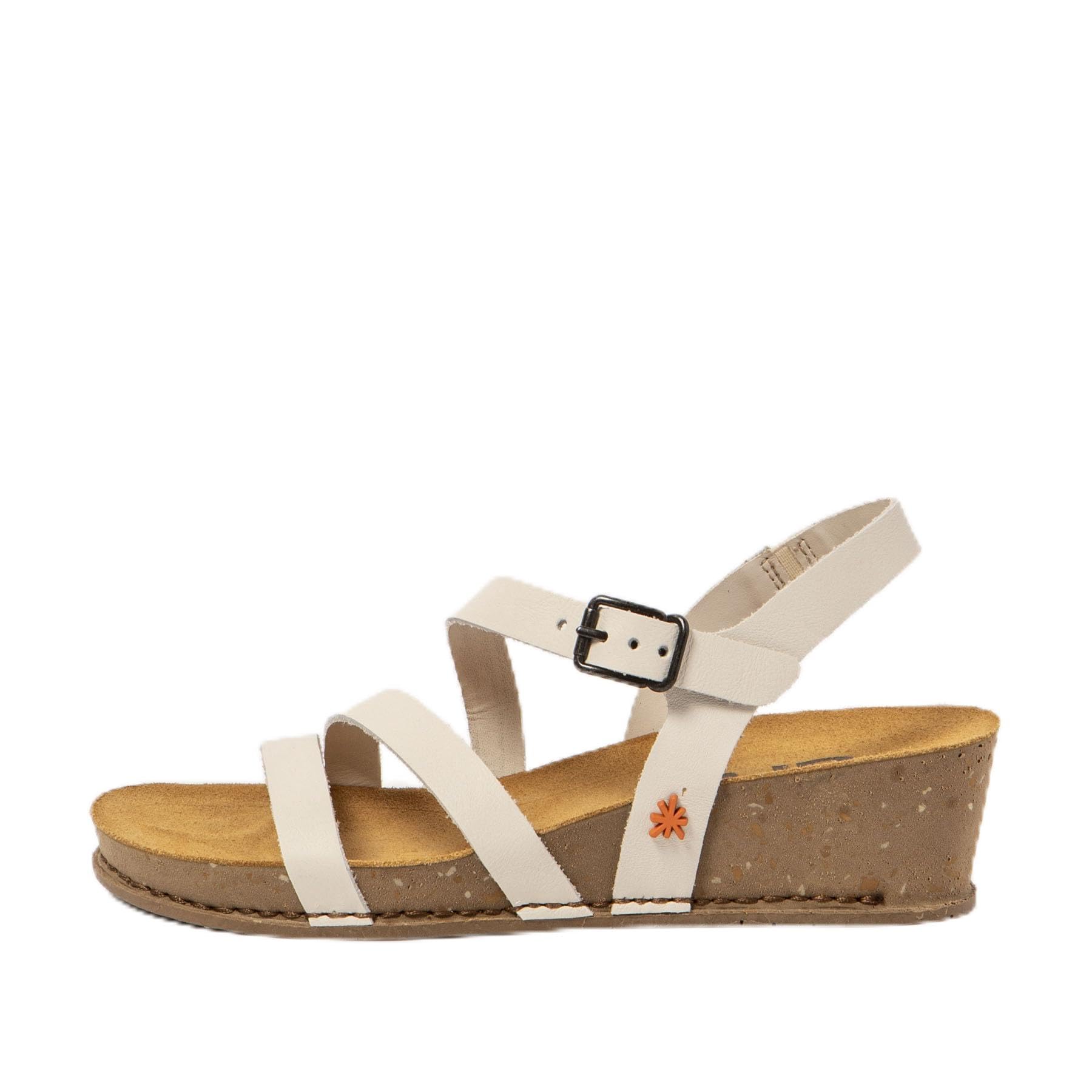 Sandale cale femme ART 1930 en cuir sable pour un style authentique au quotidien - 5