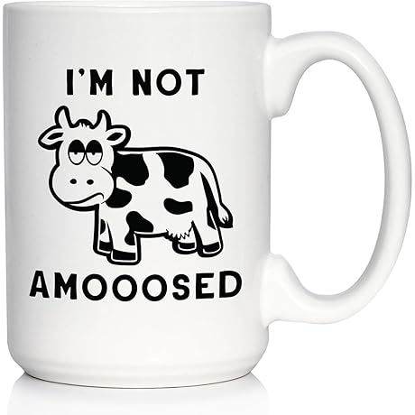 Not Amooosed Cow Udder Coffee Mug: A Hilarious Gift for Cow Lovers