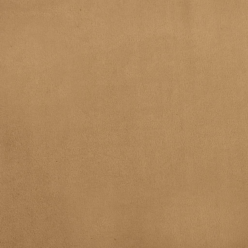 Cama para perros marrón, 70 x 40 x 24 cm, sofá de terciopelo con marco de madera de pino resistente y acolchado suave para mascotas, cómodo espacio para dormir, diseño para salón, relajación