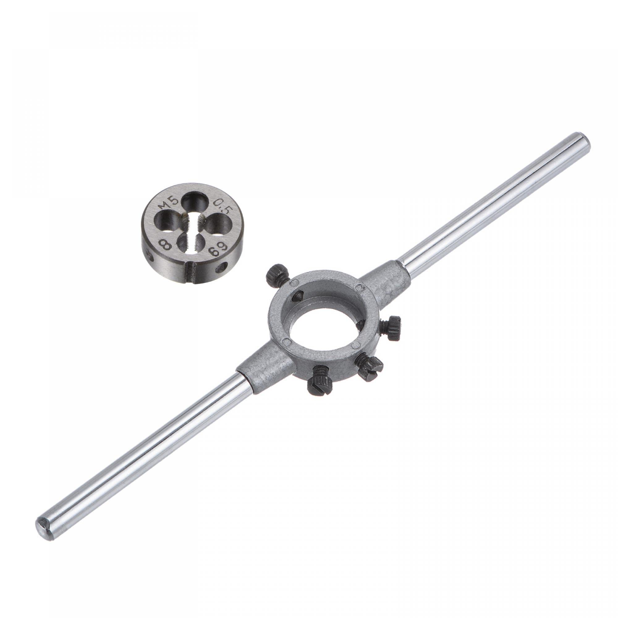 sourcing map M5.5 x 0.5 Filière Filetage Rond et Porte-filière
