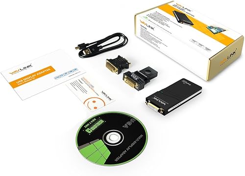 Miniatura 7 de WAVLINK Adaptador de gráficos de videopantalla USB a VGADVIHDMI, soporte de chip Displaylink para múltiples monitores de hasta 1920 × 1080 para