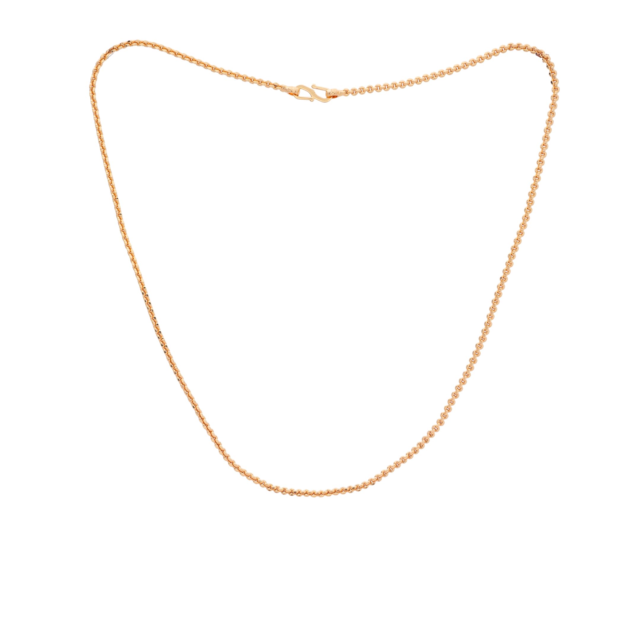 Radhas Creations Bridal golden short chain necklace for women and girls one gram gold No.1169 (B0CCJLLRYK) Amazon Price History, Amazon Price Tracker