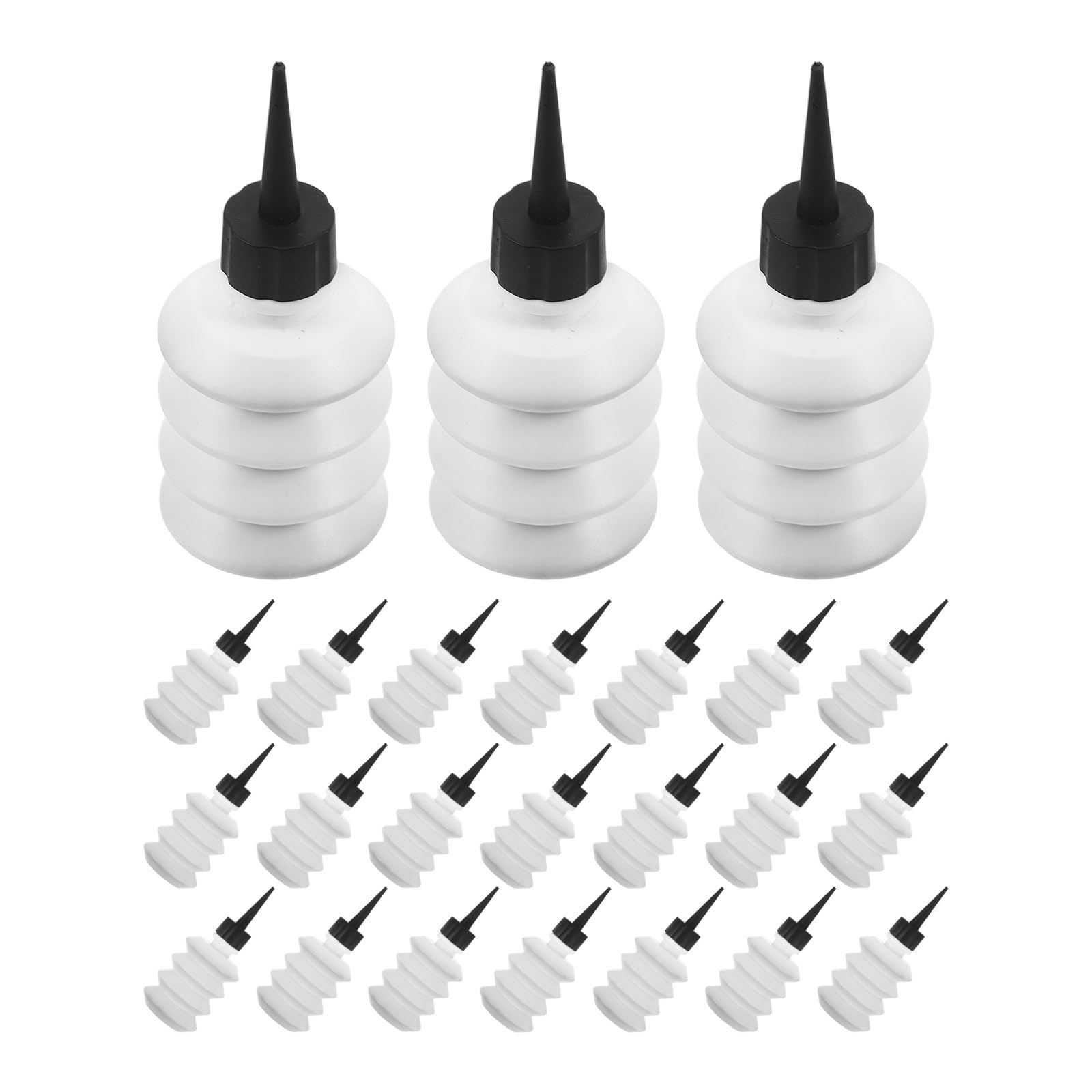 Lot de 24 recharges d'encre à base d'huile pour marqueurs : encre pigmentée permanente 25 ml / 0,85 fl oz, compatible avec les marqueurs à pointe large - Recharge à base