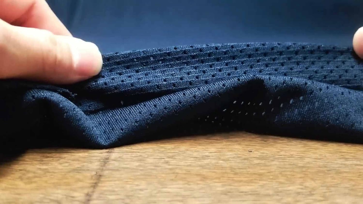 Pico Textiles 1 Yard – Navy Polyester Pro Mesh Heavy Jersey Fabric - Sold by The Yard - Variety of Colors - Durable Athletic Mesh Fabric, Ideal for Sewing Soccer and Basketball Jerseys Uniforms