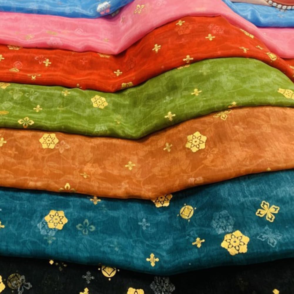 Chiffon Stoff 1.5 * 3m Organza glänzend Tüllstoff Dekostoff Glitzerstoff Dekotuch Hochzeit Vorhänge Drapierstoff glänzender Tüll Patchwork Textilien Kostümstoff Stoffe für Kleidung