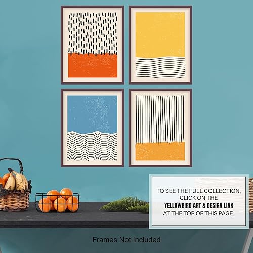 Miniatura 7 de Abstract art Wall Art & Decor - Mid-century modern Wall Art - Retro Geometric Shapes Wall Decor - Minimalist Wall Decor - Gallery Wall Art - Collage