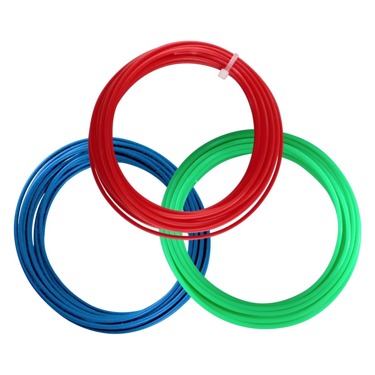 CrazyBuy PLA Filament 1.75mm Filament 10M Fluo for 3D Pen Multicolor (Pack of 3)-image-0