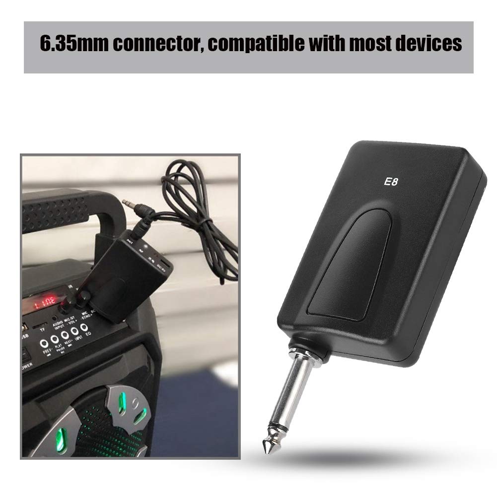 Auricolare per Microfono Wireless VHF, Microfono a Testa Wireless Portatile con Ricevitore trasmettitore per Altoparlanti per palcoscenici, Guide turistiche, presentatori per