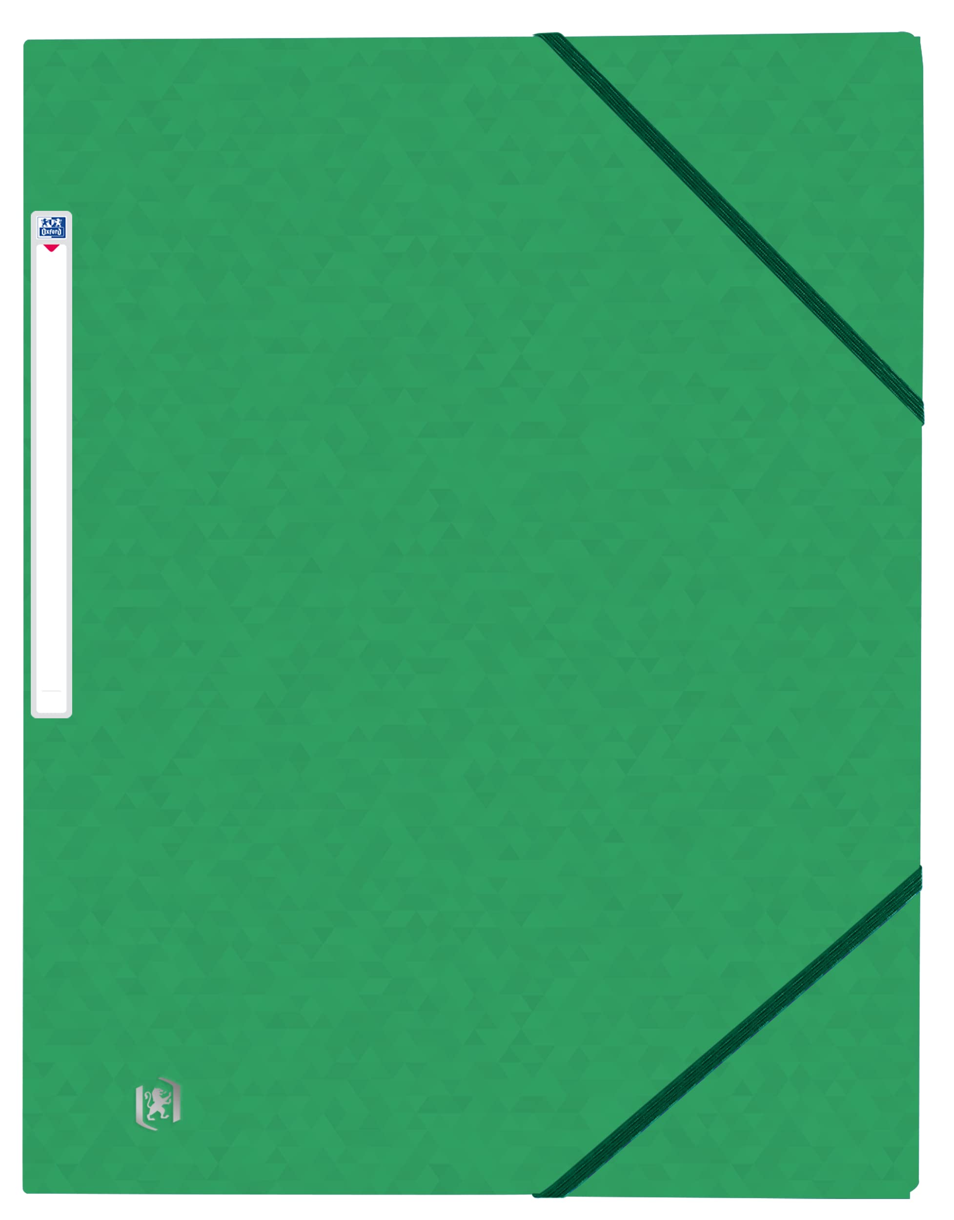 OXFORD Lot de 50 Chemises 3 Rabats Top File + A4 avec Elastique Couverture Carte Vert
