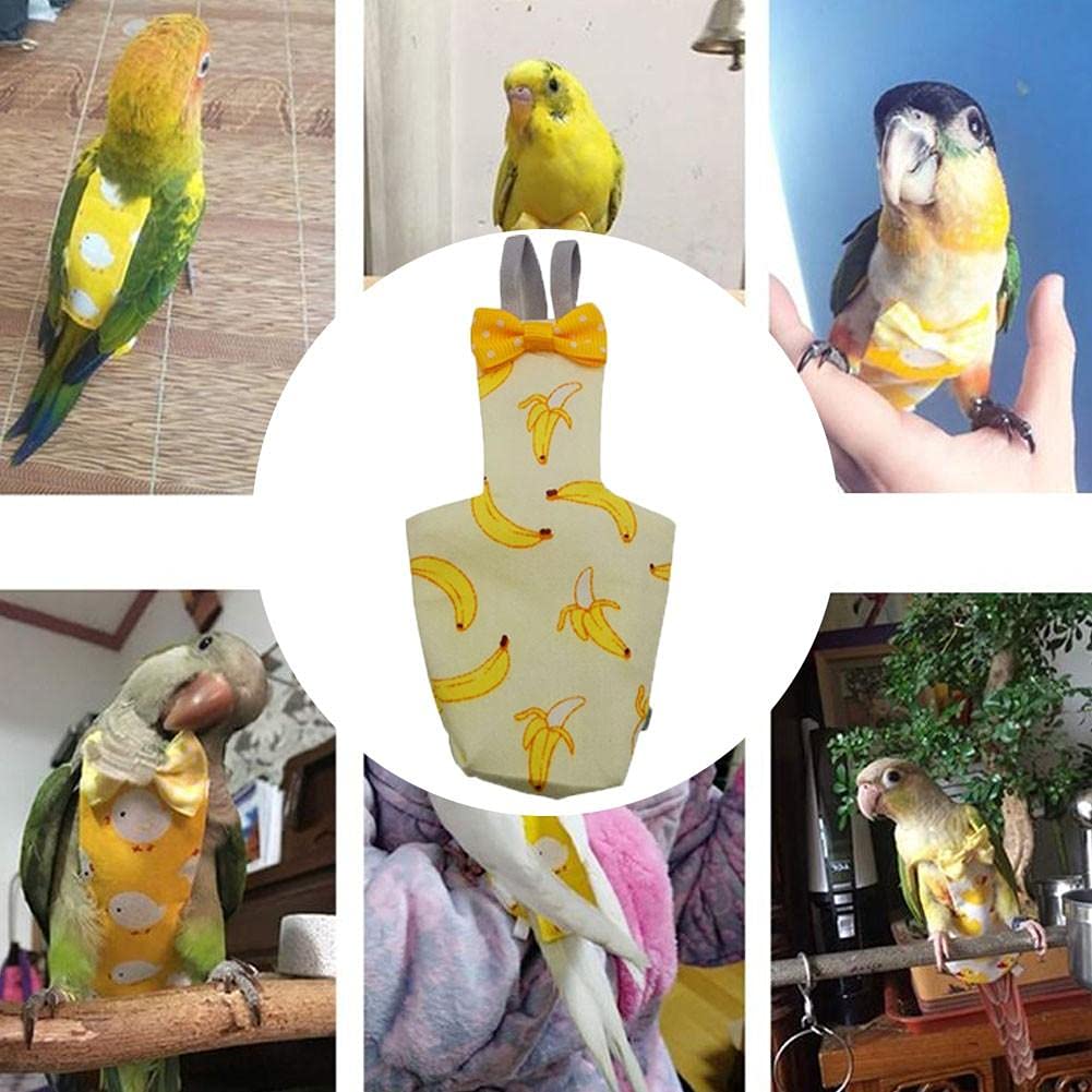 FRCOLOR Vogelaccessoire Luier Voor Vogels Papegaaienvluchtpak Vogelkleding Luiers Voor Vogels Papegaaienkostuum Wit Xl
