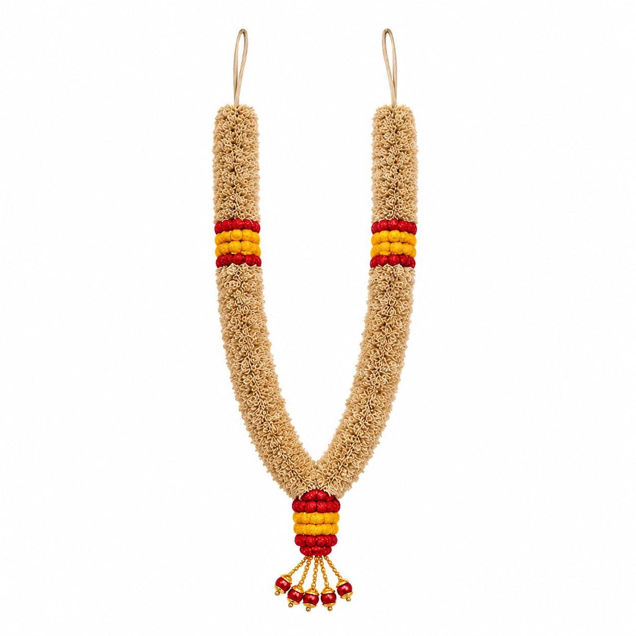 Natural Vetiver Garland - Traditional Indian Pooja Decor -1