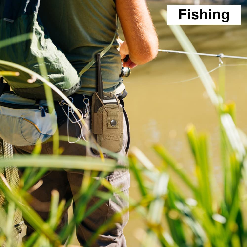 ACEXIER Tattico Molle Radio Custodia per walkie Talkie Borsa in Vita Tasca Holder Portable Interphone Holster Carry Bag per la Caccia Campeggio