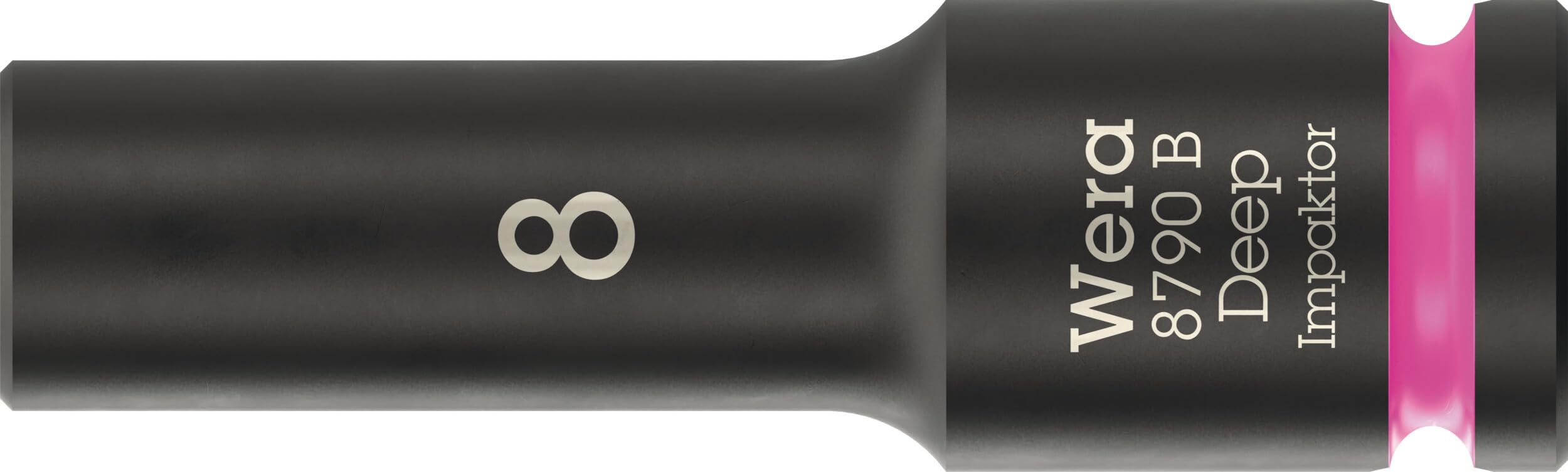 Wera Multicolour 8790 B Impaktor Deep Socket With 3/8" Drive, 8 X 63 Mm