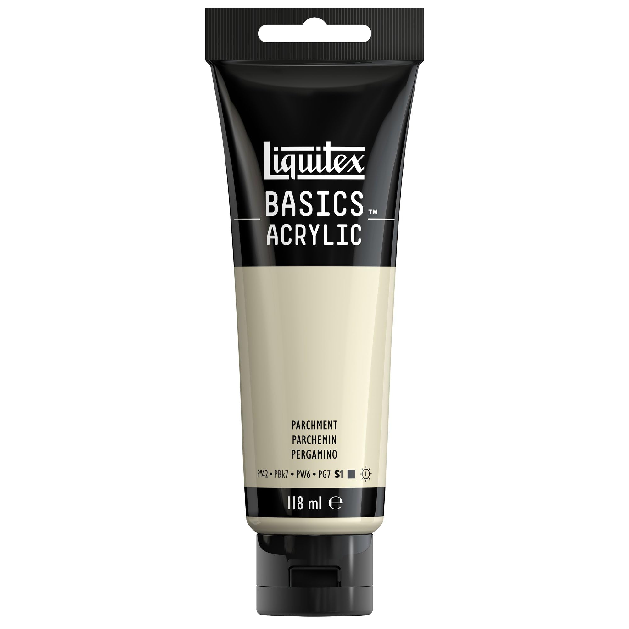 LIQUITEX 8870058 Basics Acrylic Paint, Parchment, 118 ml Tube