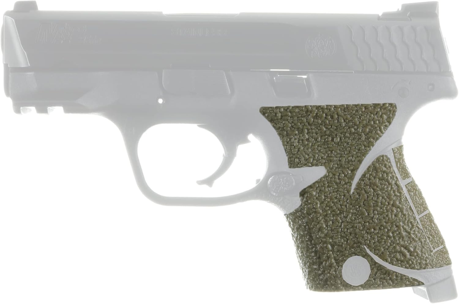TALON Grips Adhesive Grip – Compatible with Smith and Wesson M&P Compact 9mm .357/.40 – Made in The USA