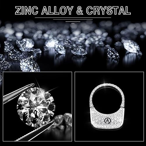 Miniatura 7 de CARFIB Accesorios brillantes de automóvil para Mercedes Benz, botón de arranque y parada, cubierta del interruptor de encendido, decoración interior