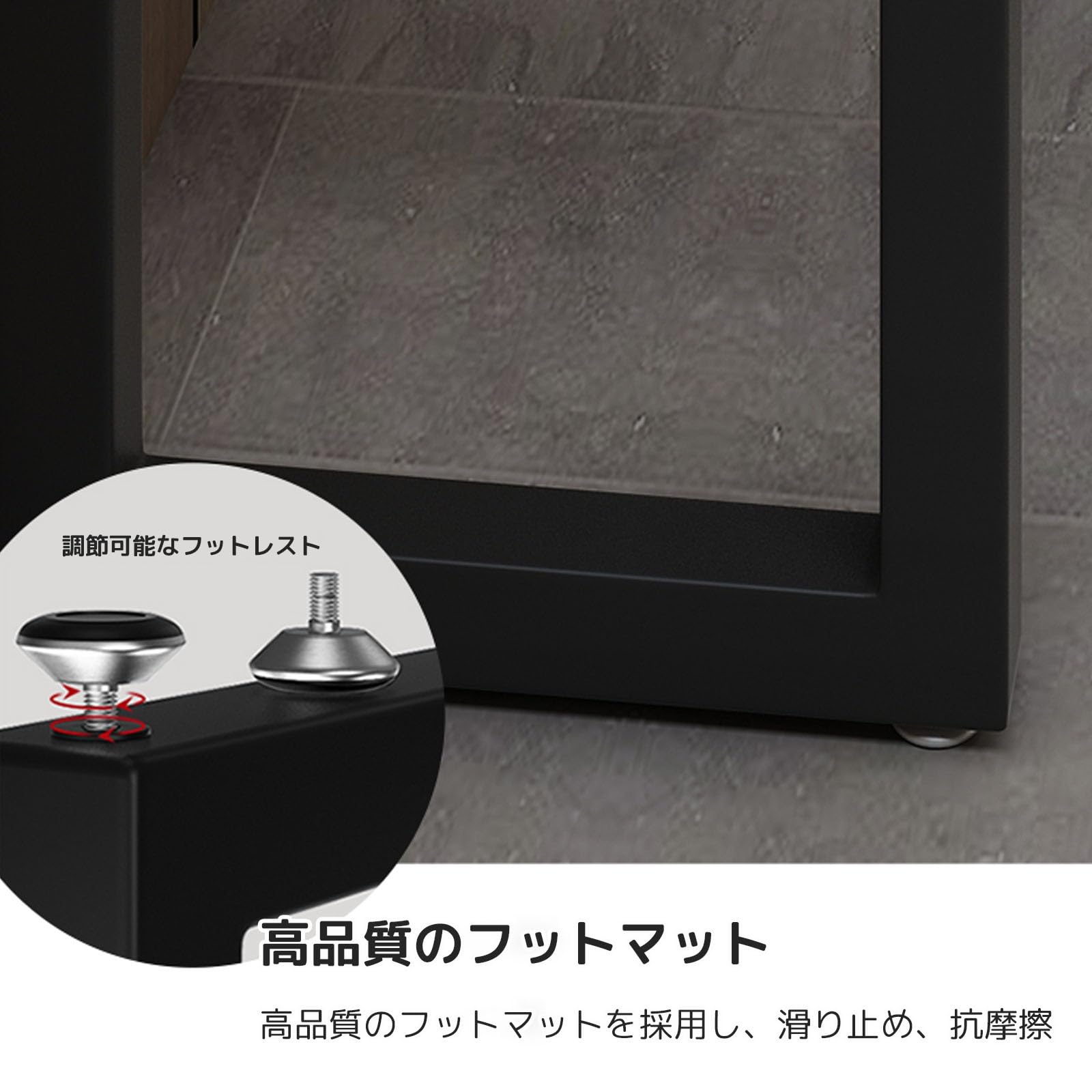 Amazon｜JQGGJYGG カウンターテーブル 長テーブル 高さ105cm