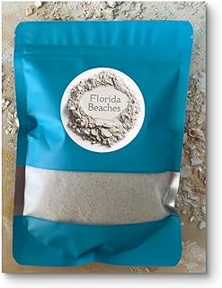 Florida Beaches Florida Beach Sand. Natural White Soft Sand. for Vase Filler, Coastal Décor, Weddings, Terrariums, Aquariums and DIY Crafts. from Clean and Pure. 16 oz /1 LB.