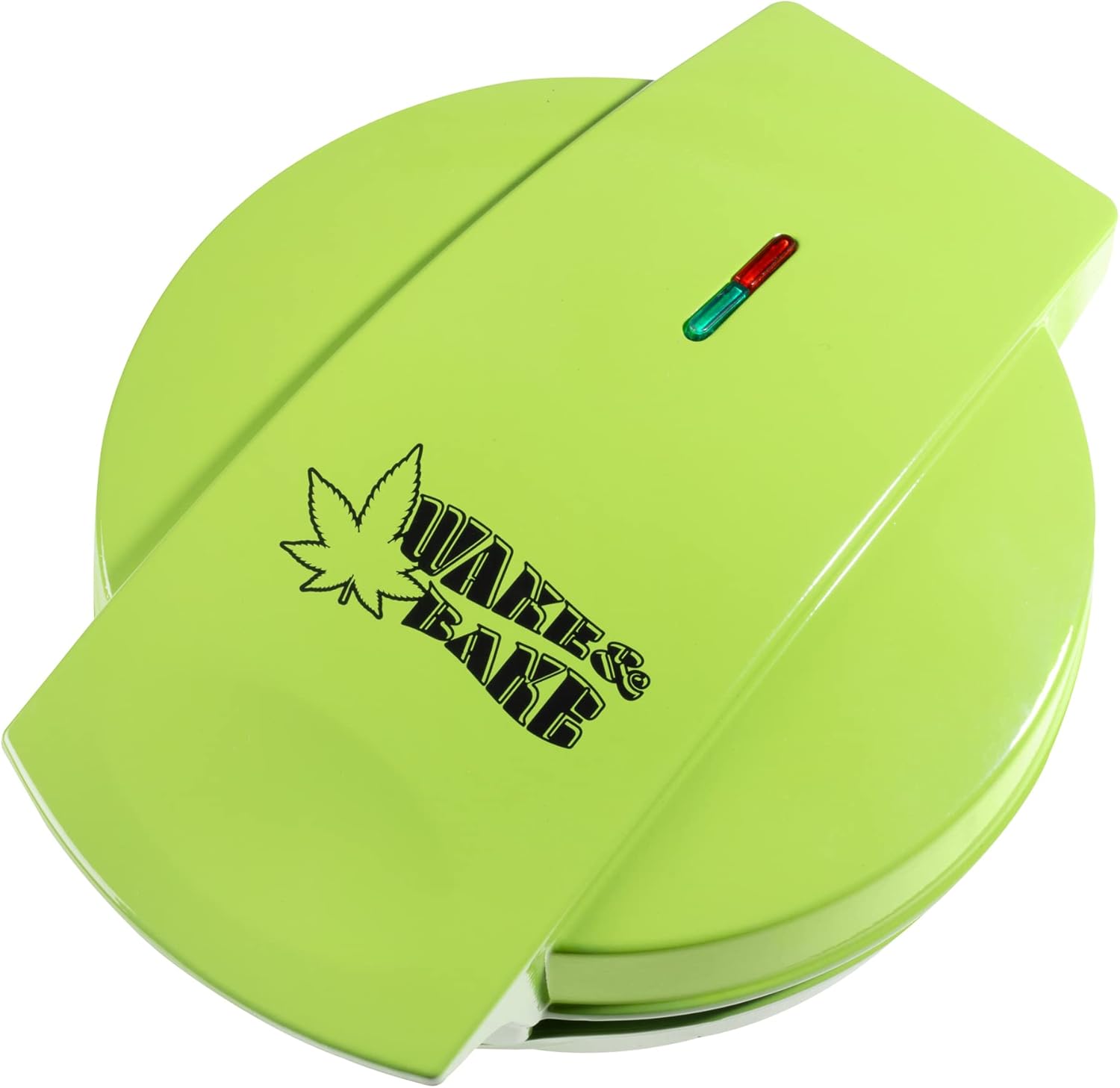 Marijuana Pot Leaf Waffle Maker- Make Your Own DIY Giant Weed Shaped Pancakes or 420 Edibles- Electric Non Stick Waffler Iron, Pan Cake Baker- Funny Novelty Gift or Dessert Treat for Cannabis Lovers