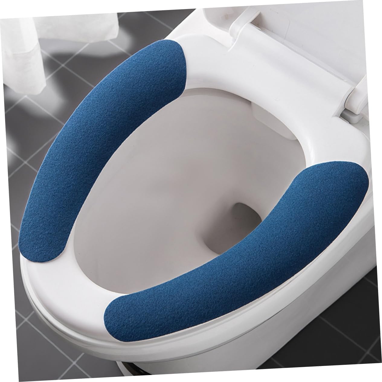 10pairs Practical Toilet Mats Washable Stylish Seat Pads for Home Hotel Use