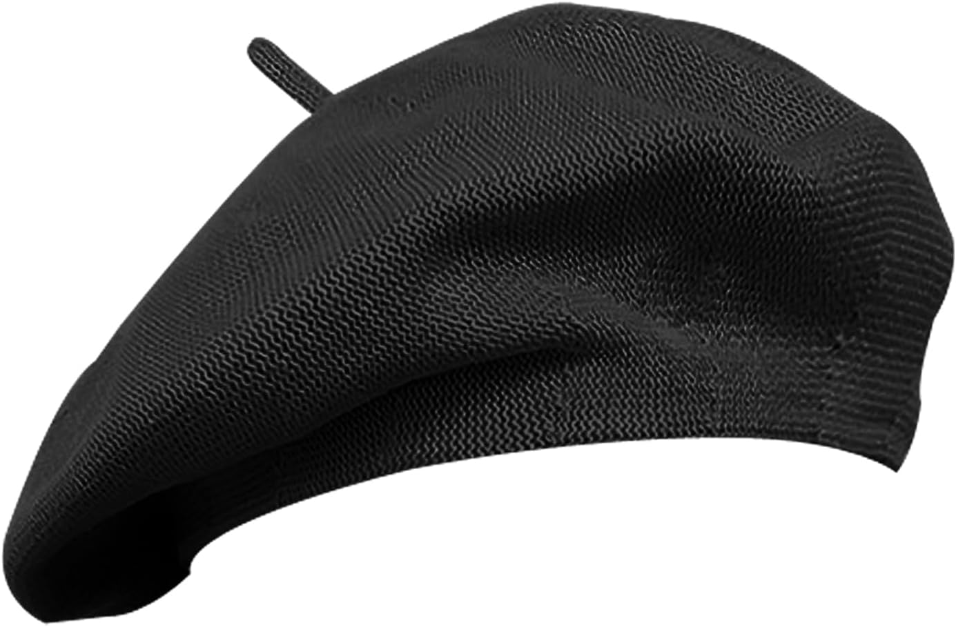 Cotton French Beret Hat Summer Knitted Soft Thin Beret Hat Slouchy Loose Painters Hat Solid Color for Women - Image 2