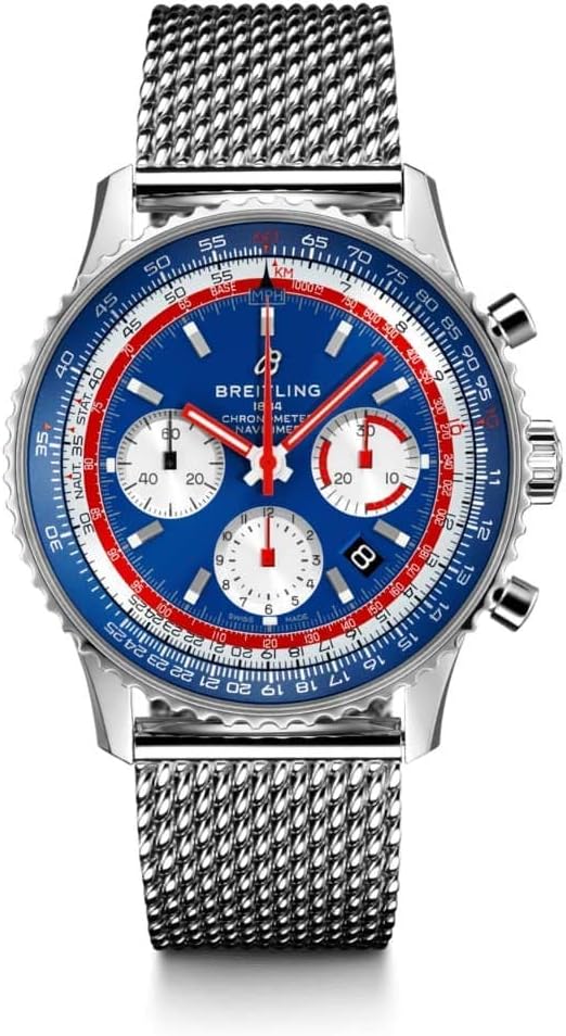 Breitling Navitimer1 B01 Chronographe 43 Pan Am Airline Edition  AB01212B1C1A1 : Breitling: Amazon.fr: Montres