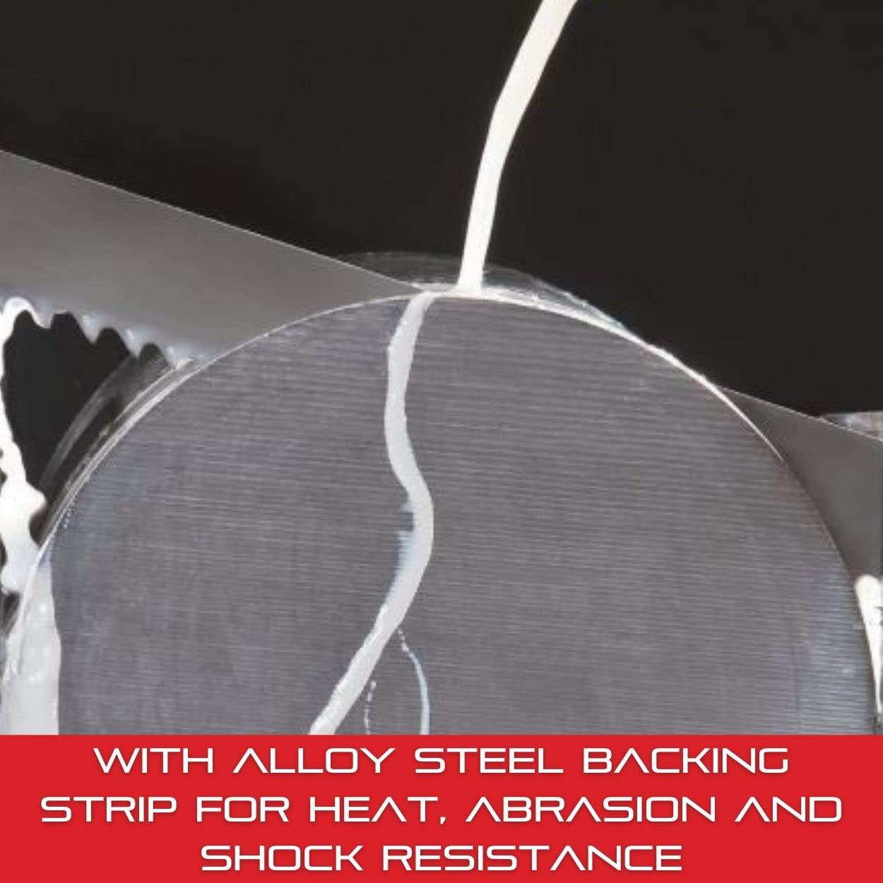 Starrett Intenss PRO-DIE Bi-Metal Band Saw Blade with M-42 Cobalt HSS Teeth - Ideal for Tool, Die, Mold Steels, Stainless - 7 Ft. 8-1/2", 3/8 x .025 x 14-18/RG-S-W - 99125-07-08-1/2