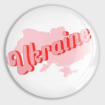 Ukraine Map Fridge Magnets Glass Small Magnets Patriotic National Flags Round Magnets for Refrigerator Cabinet School Home Kitchen Office Class Whiteboards Locker Travel Gifts