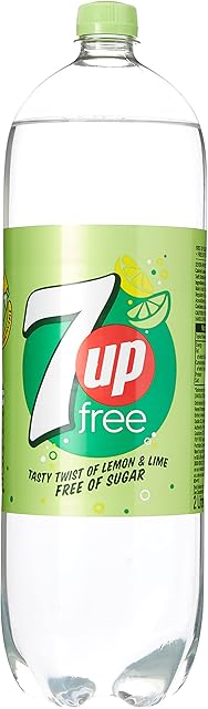 7UP, Free Lemon Flavoured Fizzy Drink SugarFree,2 l (Pack of 1)