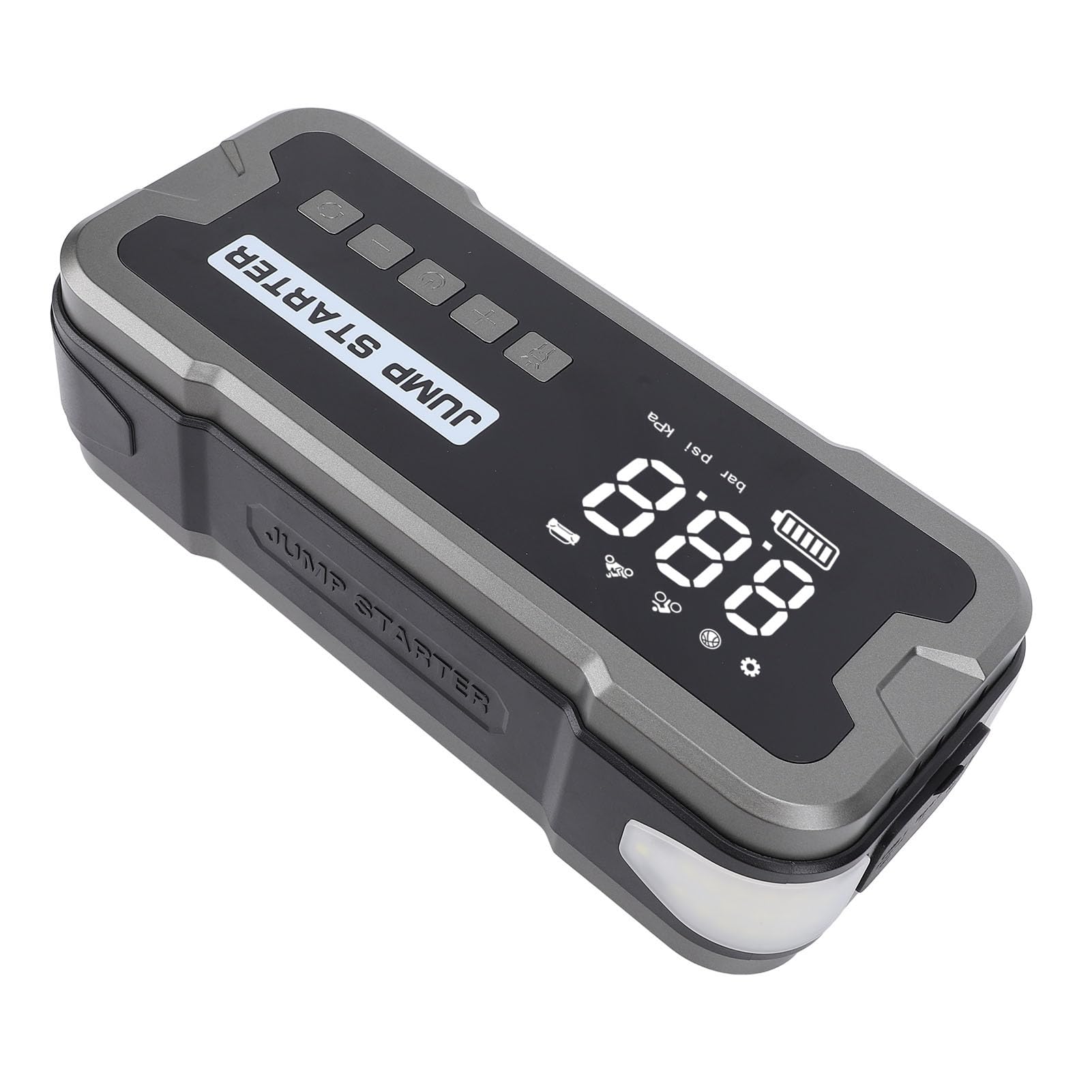Avviatore di Emergenza per Auto, Batteria di Avviamento Portatile con Corrente di Picco 4000A 10000mAh 12V con Schermo Intelligente per Gonfiaggio Pneumatici con Luce LED per Auto a Benzina