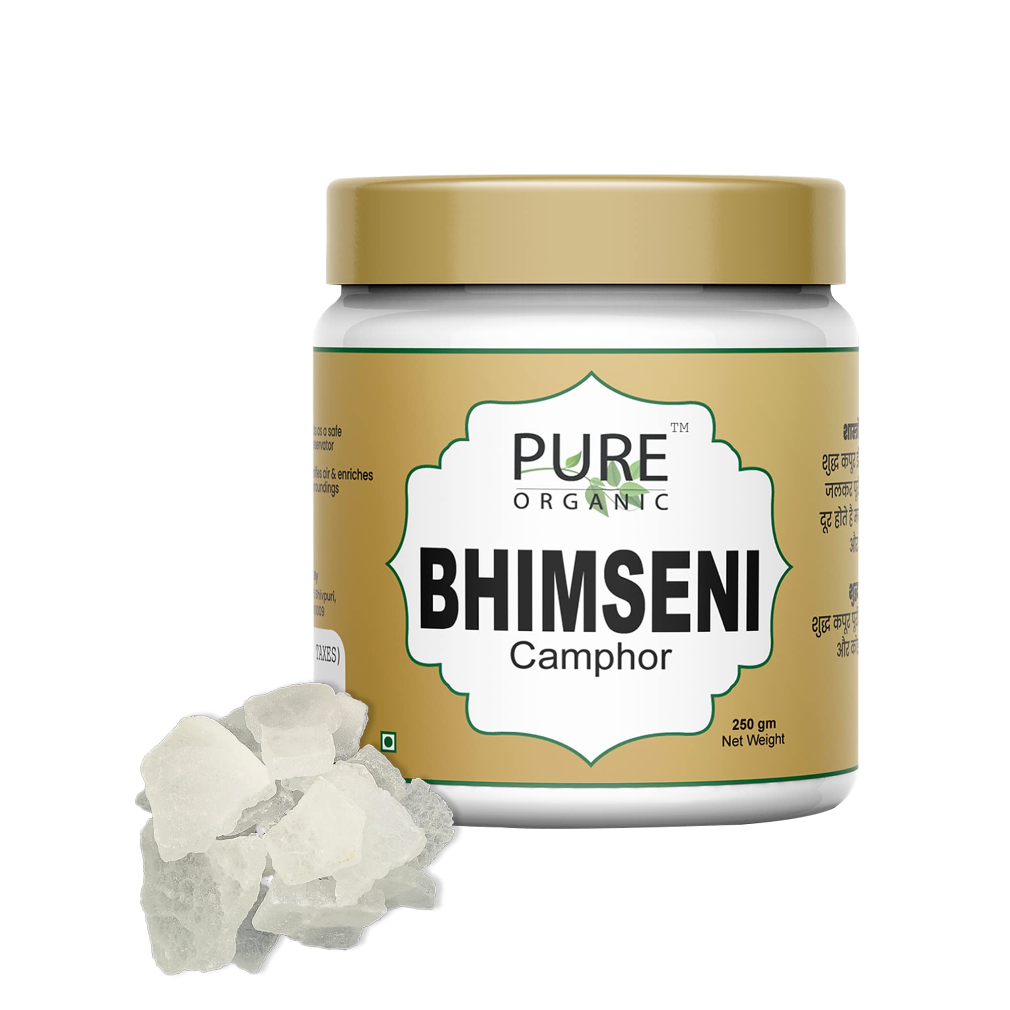 Pure Organic Bhimseni Camphor | Kapoor Aromatic and Healing Auspicious Offering to Gods During Pujas Or Havans (Pack of 250 Gram) (B0B2LTPZZP) Amazon Price History, Amazon Price Tracker