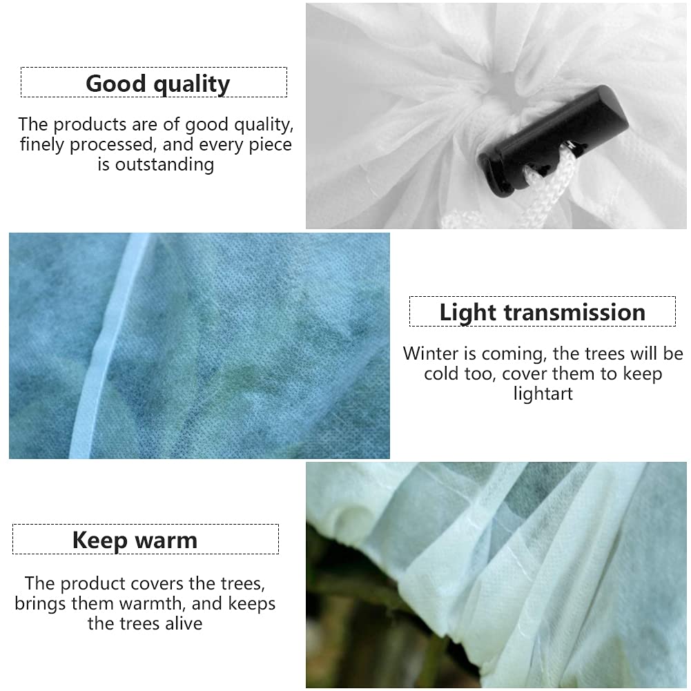 ZWPARTS Housses Hivernage pour Plantes, Housse D'hivernage, Housse de Protection pour Plante Non Tissée Protection Contre Le Gel des Plantes en Pots et Vegetaux (200 x 240CM)