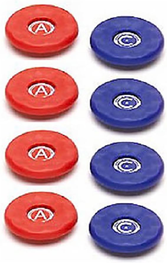 8 American Replacement Shuffleboard Puck Tops 2-5/16"