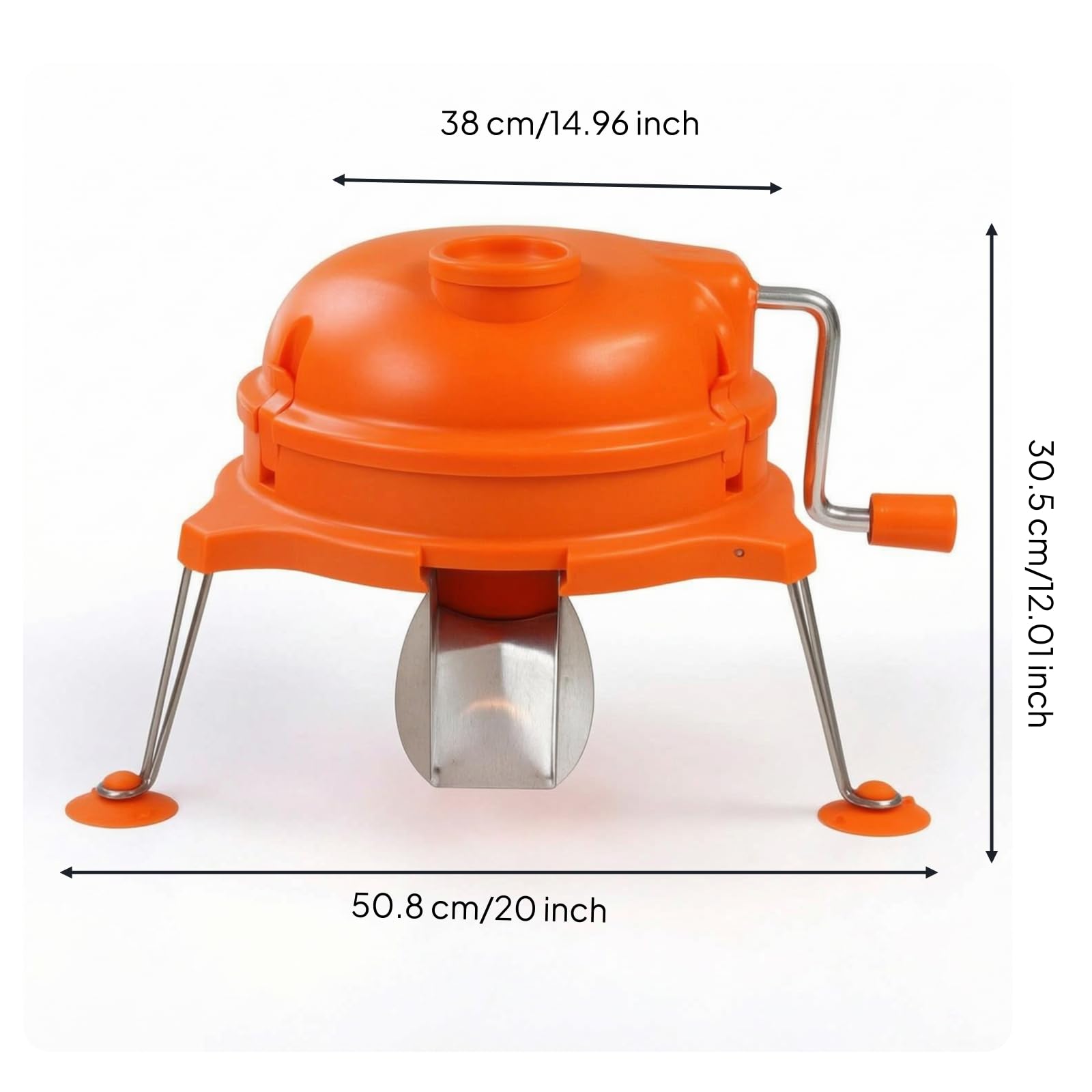 de Verduras Manual a Rebanadora Troceadora de Uso con y Estructura Compacta Peso 3.25kg Fácil de Guardar Adecuado para Cocina Profesional Food Trucks Preparación Anticipada