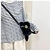 Ueeksry Adorable Cat Plush Shoulder Bag - Kawaii Animal Shape Crossbody Bag, Novelty Purse Wallet Messenger Bag for Womens