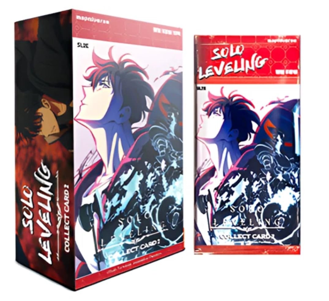 Solo Leveling Part/Volume 2 Korean Trading Card Booster Box, 15 x 7 x 4 cm, Carte da collezione, Età 15+