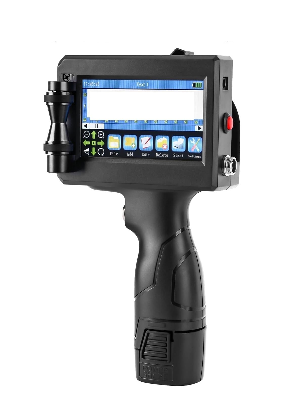 Imprimante jet d'encre portable non cryptée 25 langues pour numéro de lot et QR