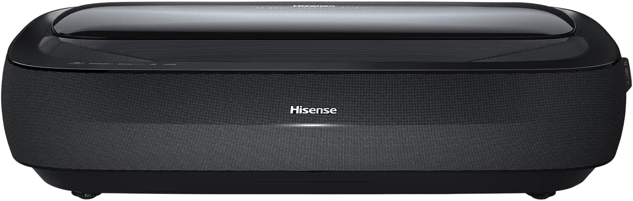 Hisense 100L9G 4K UHD Tri-Laser Ultra Short Throw Projector - 3000 Lumens Android TV HDR10 Dolby Atmos 40W Audio, Built-in Alexa Google Assistant, Laser TV for Home Theater - Projector Only Hisense 100L9G 4K UHD Tri-Laser Ultra Short Throw Projector - 3000 Lumens Android TV HDR10 Dolby Atmos 40W Audio, Built-in Alexa Google Assistant, Laser TV for Home Theater - Projector Only