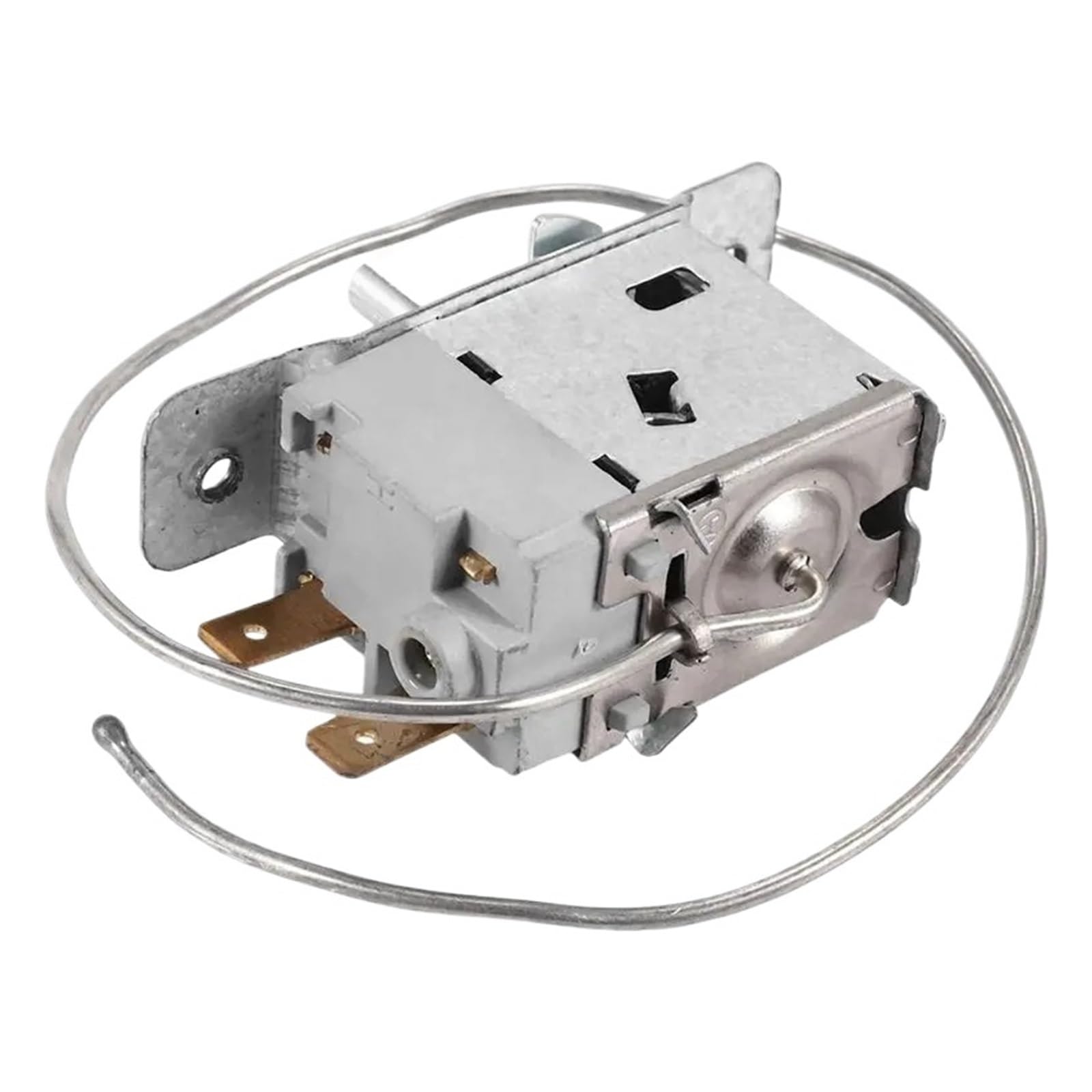 Termostato De Descongelación Del Refrigerador, M04K WPF22A Termostato De Refrigeración Del Refrigerador De 2 Pines W 30 Cm Calentador De Descongelación Del Cable Metálico