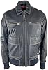 Diesel Mens L-Boom Leather Jacket Extra Large Black