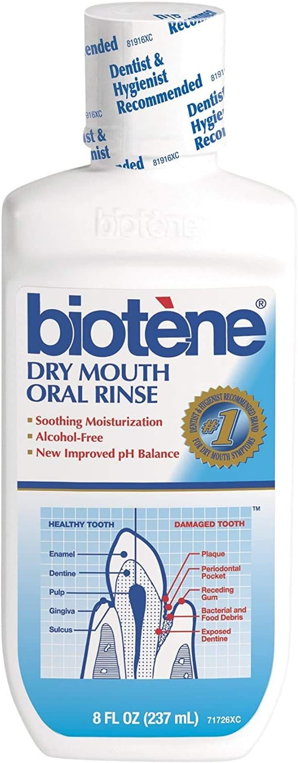 Biotene Dry Mouth Mouthwash, 16ounce (Pack of 6) Amazon.ca Health & Personal Care