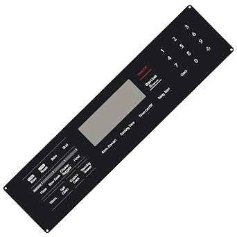 DG34-00017A Membrane Switch Touchpad Overlay Compatible with Samsung Range Gas Ovens Replaces 3289596 AP5778468 PS4240761 Fits Models FX7 and More