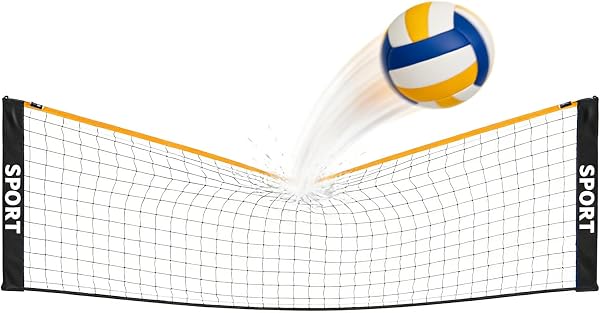 Rete da badminton,pieghevole, altezza regolabile, resistente alle intemperie - Rete da giardino per badminton, pickleball | per famiglia, bambini, adulti, sport in spiaggia, campo, giochi, - 1