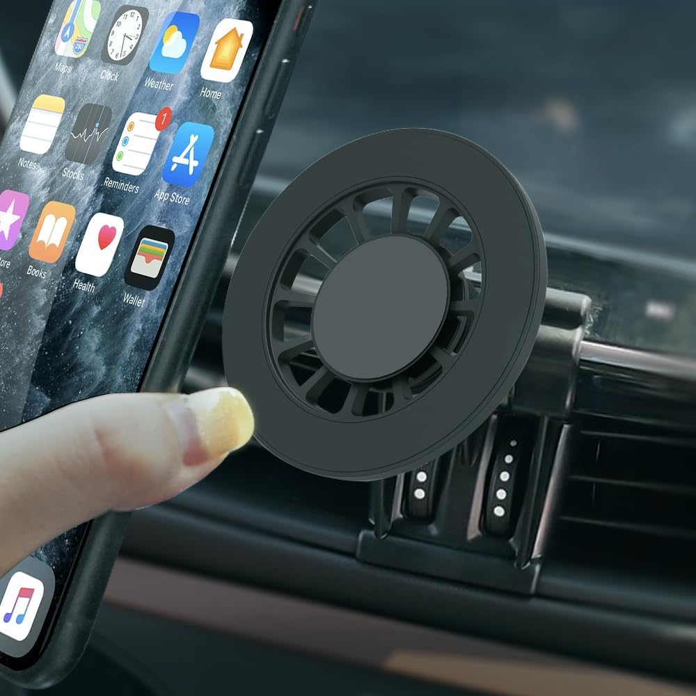 BEERTE Fits Magsafe Car Mount Fit for Buick Envision 2017-2020 Strong Magnets 360° Rotation Magnetic Phone Holder Mount for Car Vent Fit for iPhone 17 16 15 14 13 12 Magsafe Case All Phones